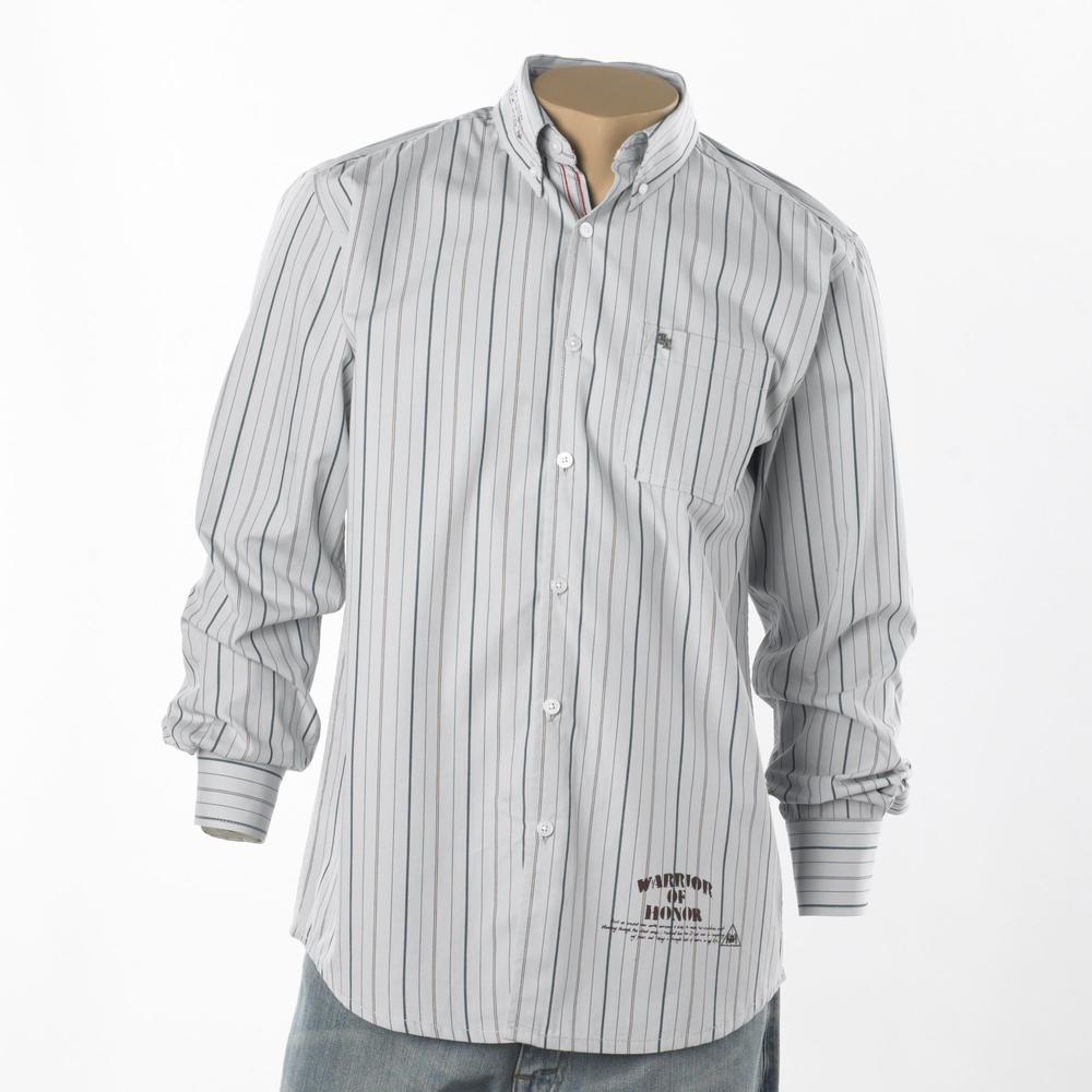 LL Cool J Men's Long Sleeve Stripe Shirt
