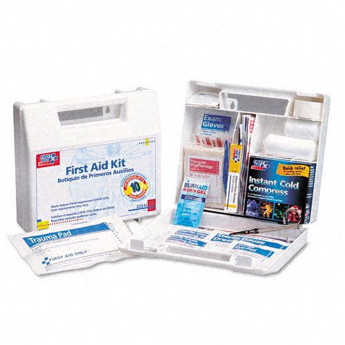 First Aid Only FAO222U Bulk First Aid Kit, For Up To 10 People