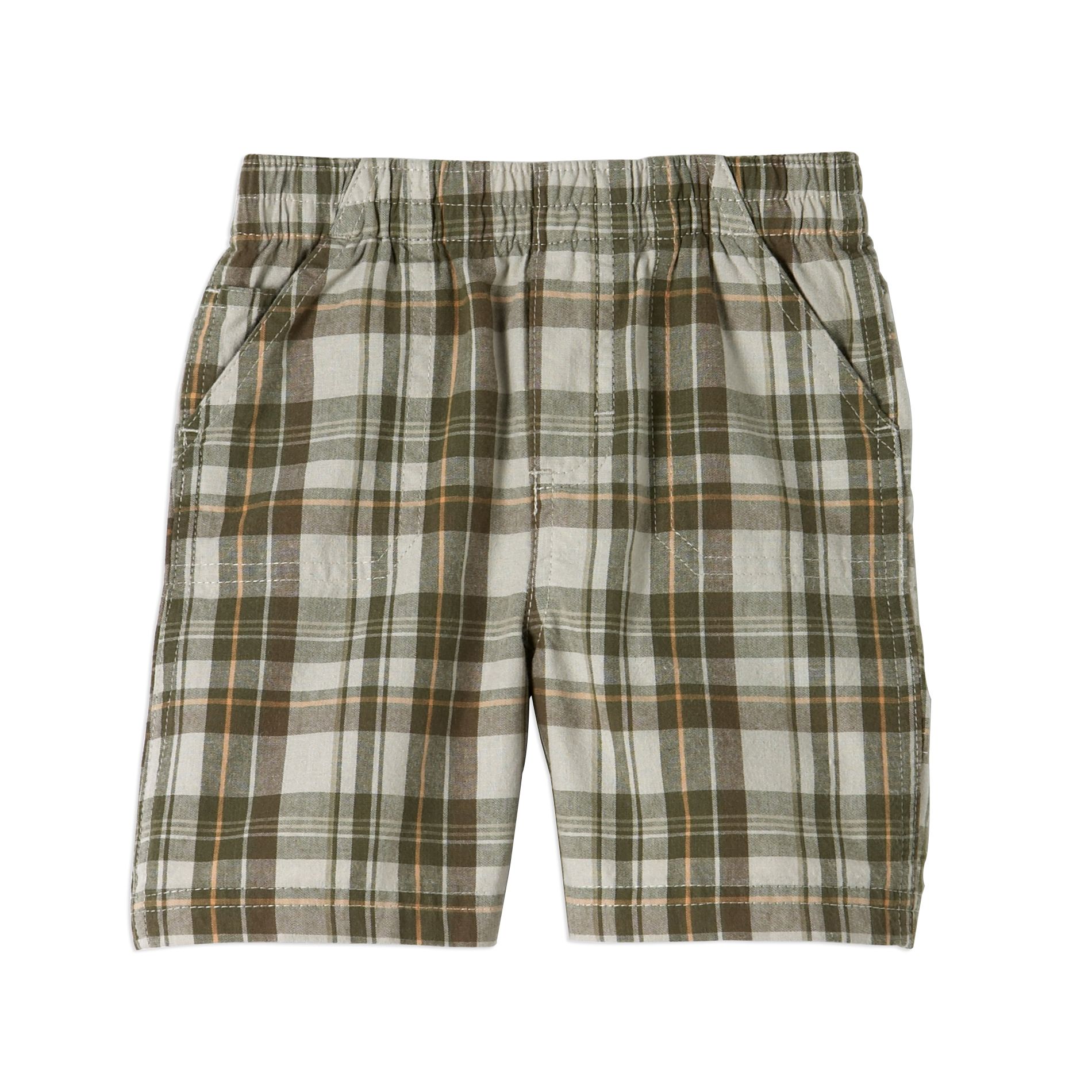 Toughskins Toddler Boy&#39;s Pull-On Plaid Shorts