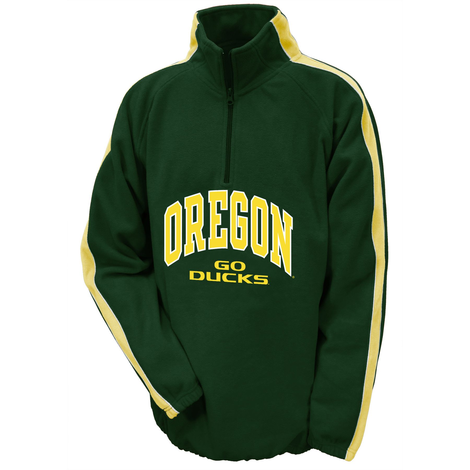 NCAA Men's Oregon Ducks Polar Fleece Quarter Zip Pull Over
