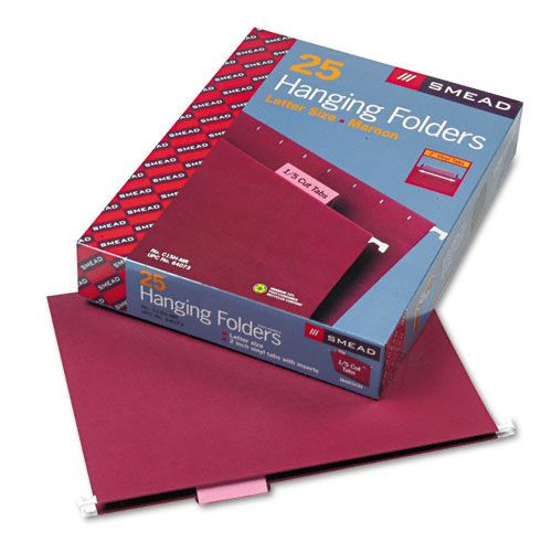Smead SMD64073 Colored Hanging File Folders