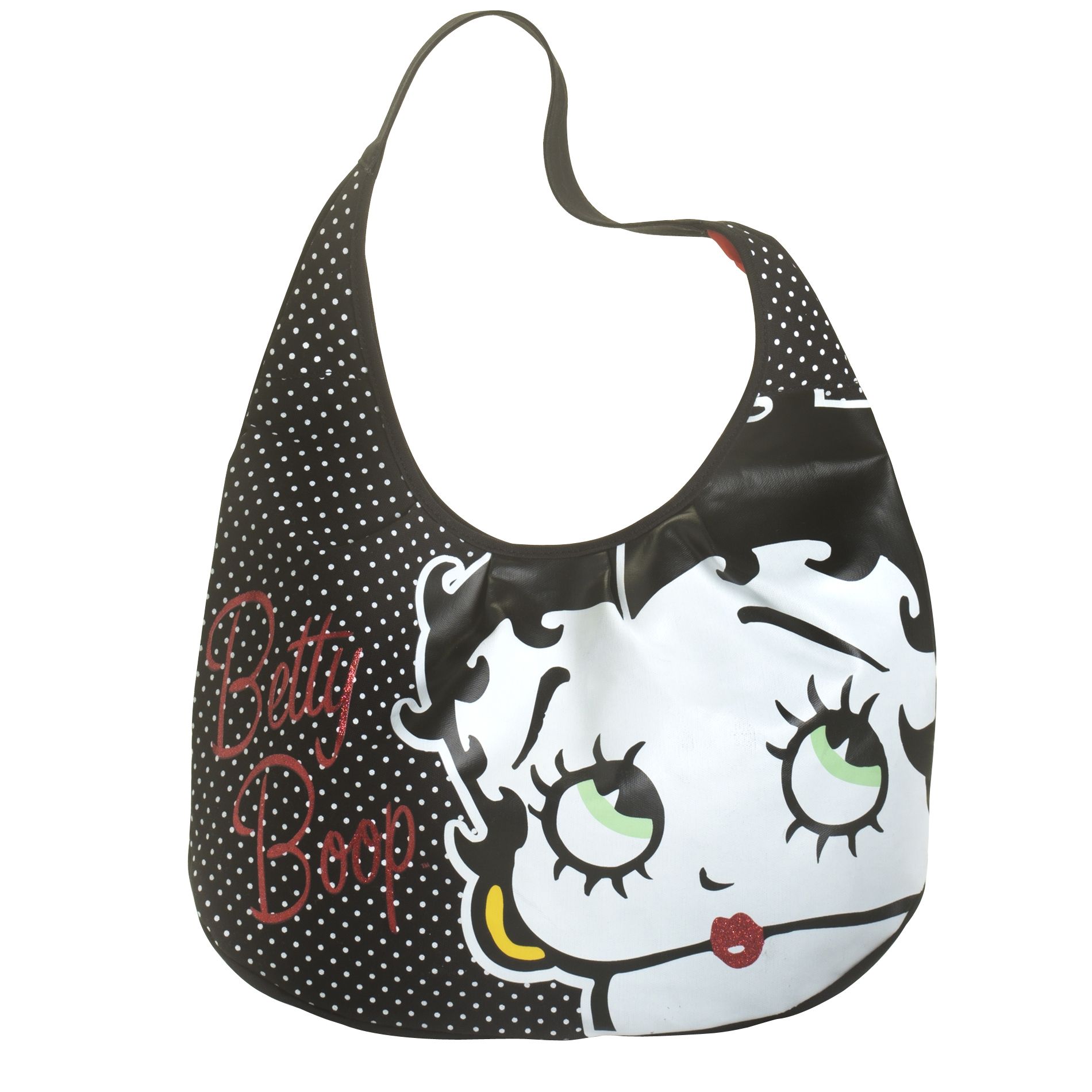 Betty Boop Sparkle Autograph Graphic Hobo Bag