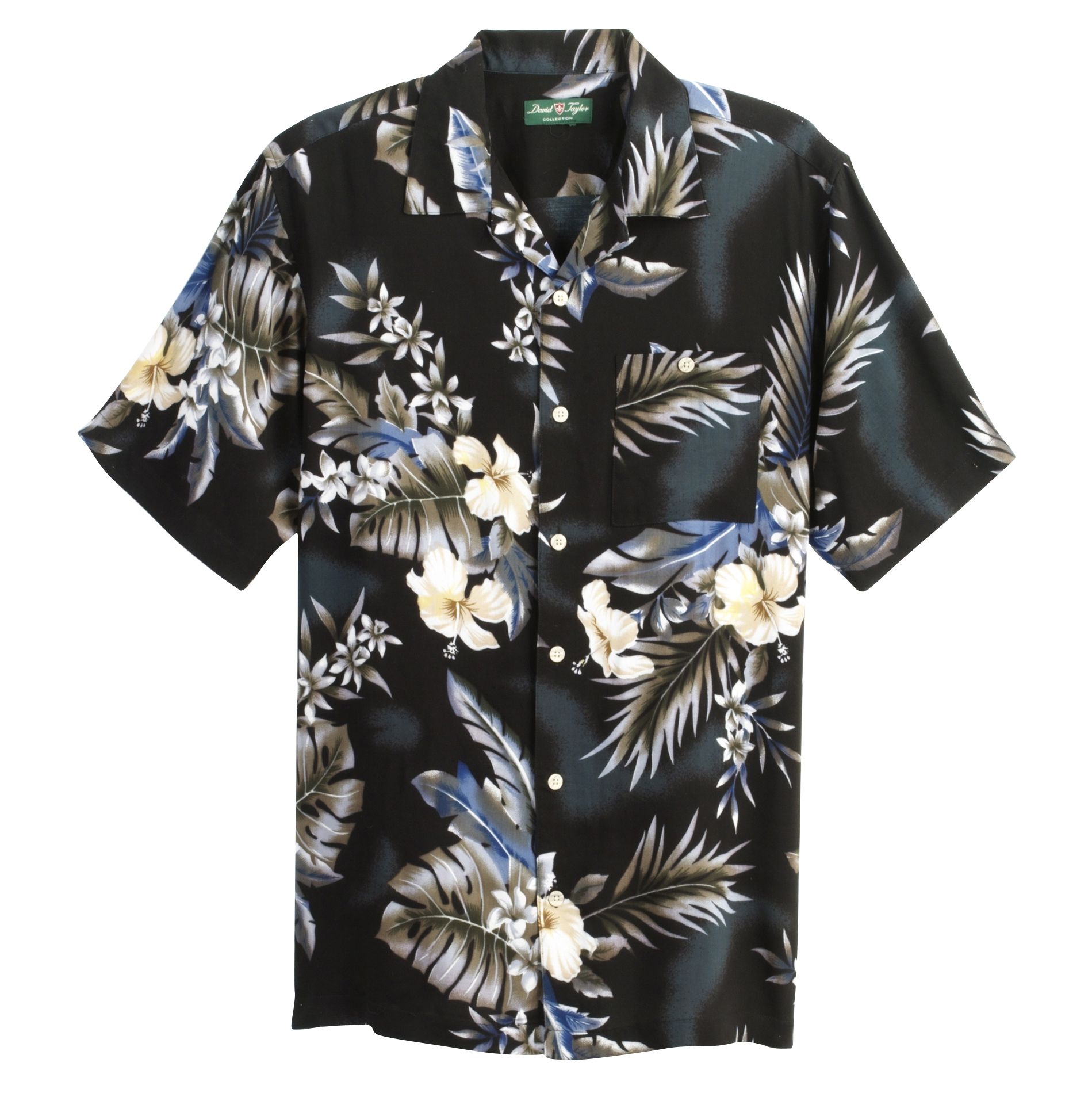 Men's Floral Print Button Up Shirt
