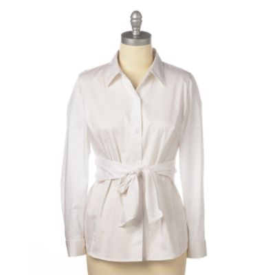 Jaclyn Smith Women&#39;s Classic Blouse with Belt