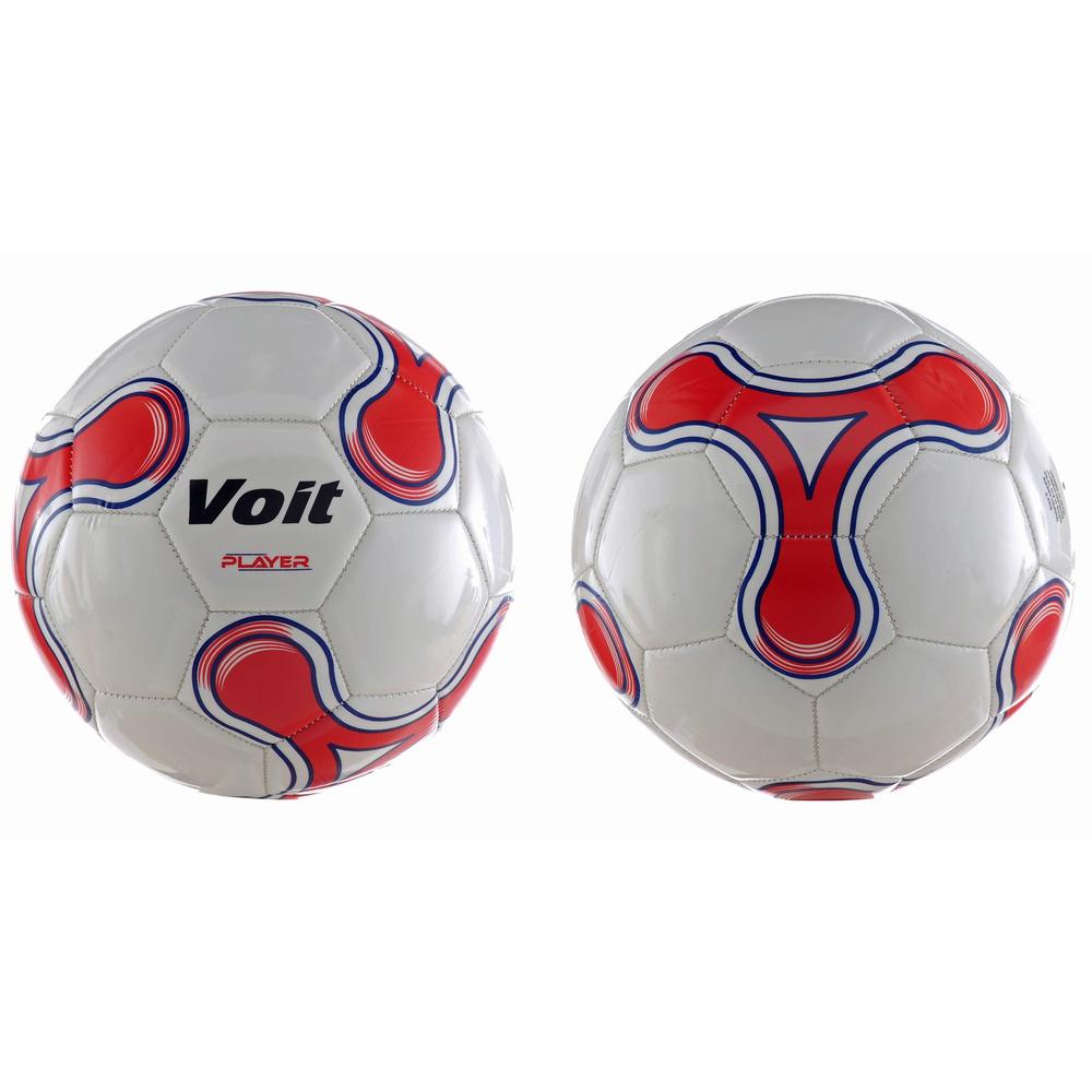 Voit Player Official Size 4 Soccer Ball White/Red Graphic