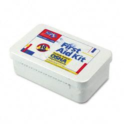 First Aid Only 10-unit ANSI 64-piece First Aid Kit - 64 x Piece(s) For 10 x Individual(s) - 4.5" Height x 7.5" Width x 2.4" Dept