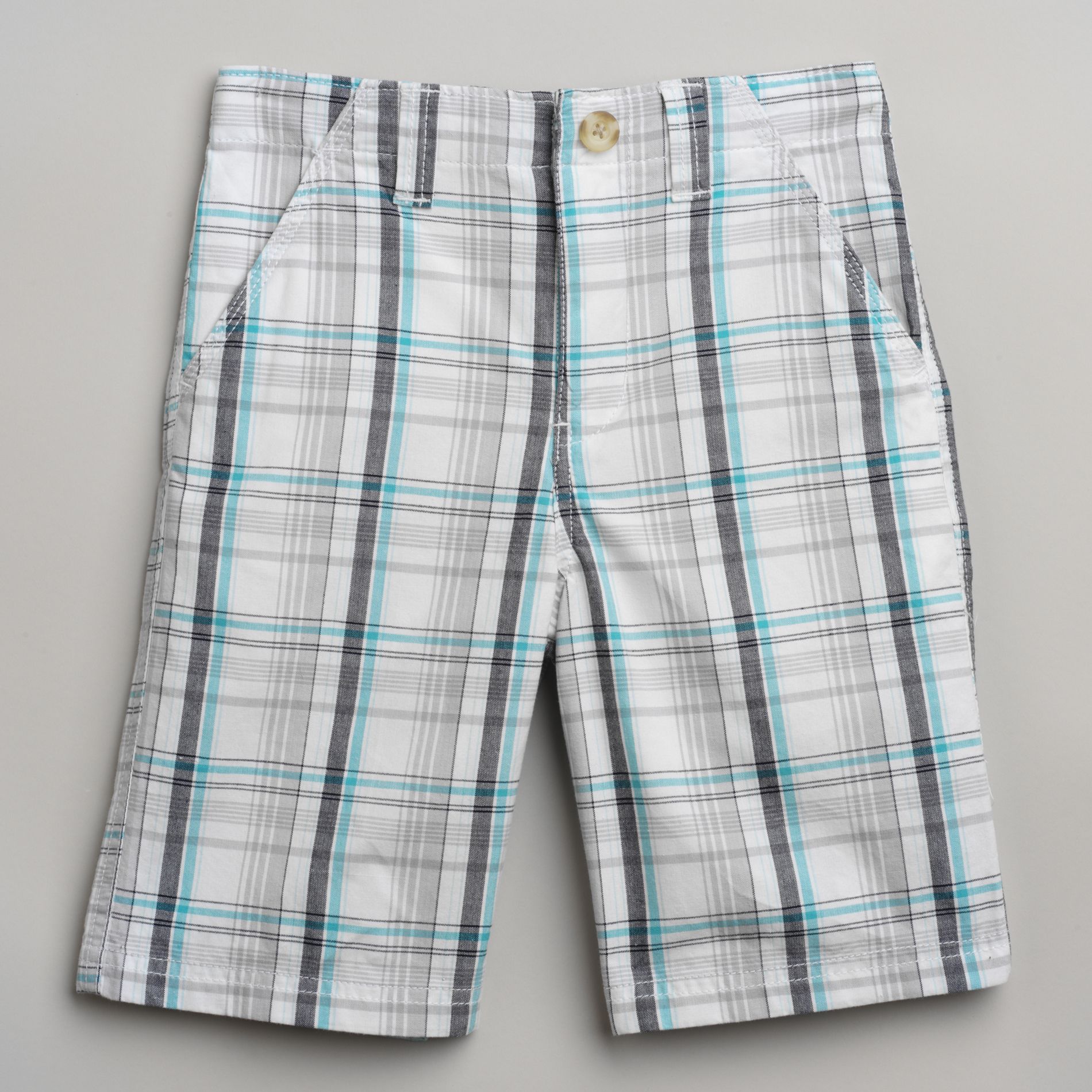 Toughskins Boy&#39;s 4-7 Yarn Dyed Plaid Shorts