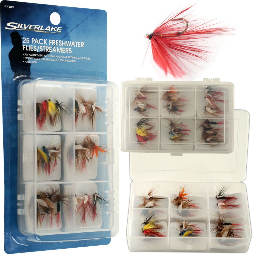 Silverlake Freshwater Flies/Streamers - 25 pack