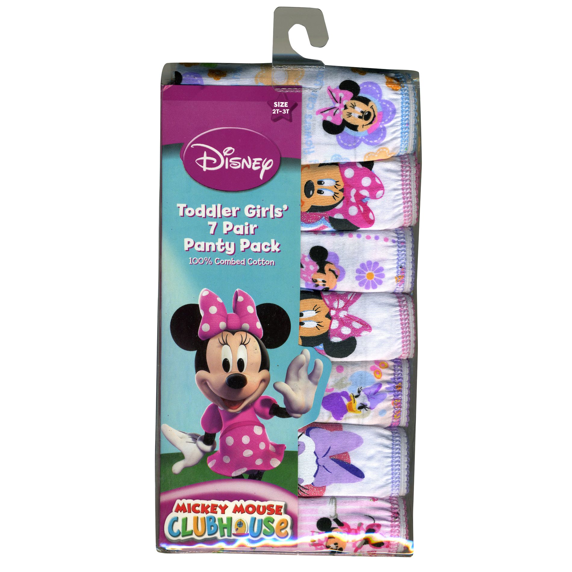 Disney Toddler Girl's Panties - Minnie Mouse, Size: 2T, Multi-Color Disney Toddler Girl's Panties - Minnie Mouse, Size: 2T, Multi-Color
