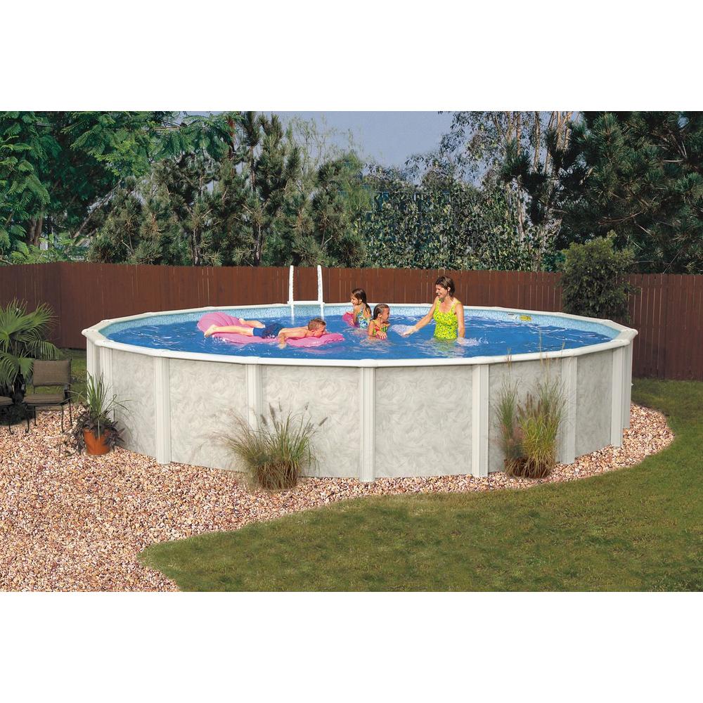 GSM 18' Round Crystal River Above-Ground Swimming Pool Package