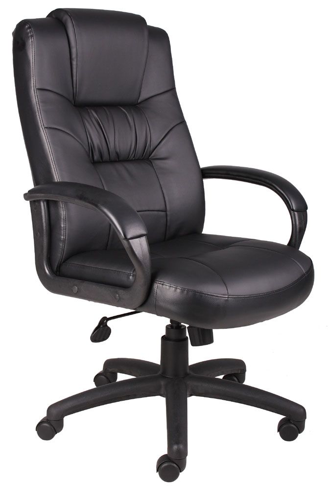 Boss Office Products HI-BACK PADDED ARM EXECUTIVE CHAIR