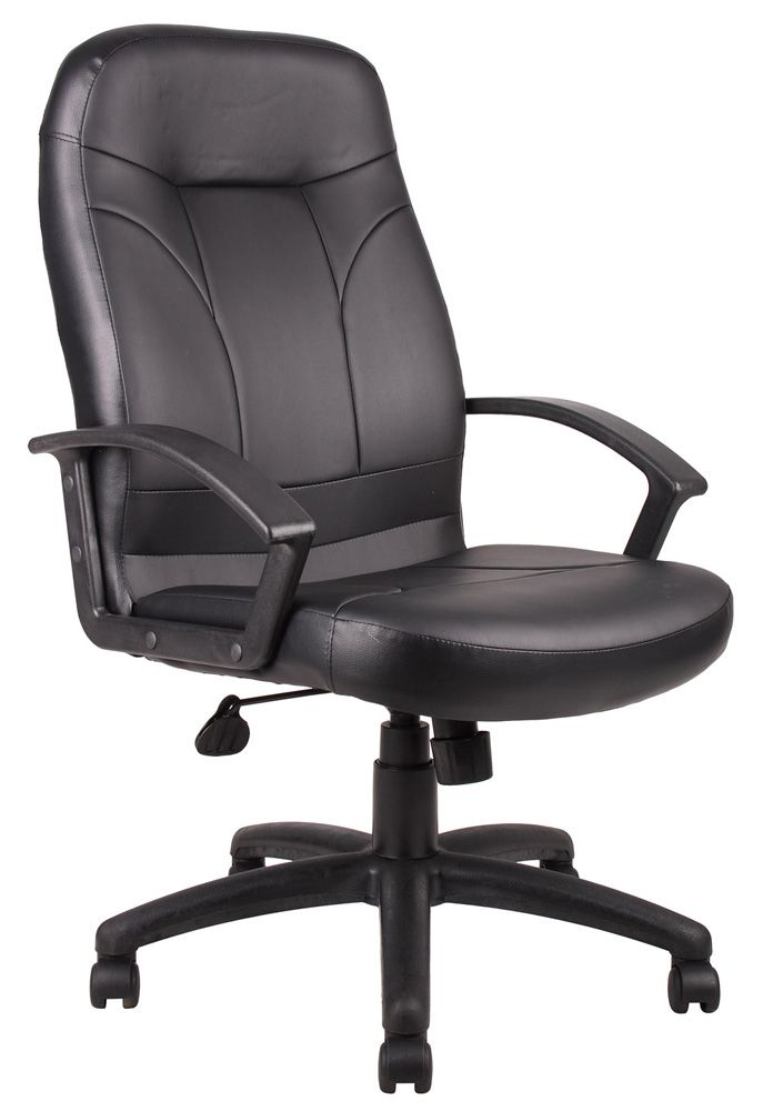Boss Office Products HIGH BACK LEATHER PLUS CHAIR
