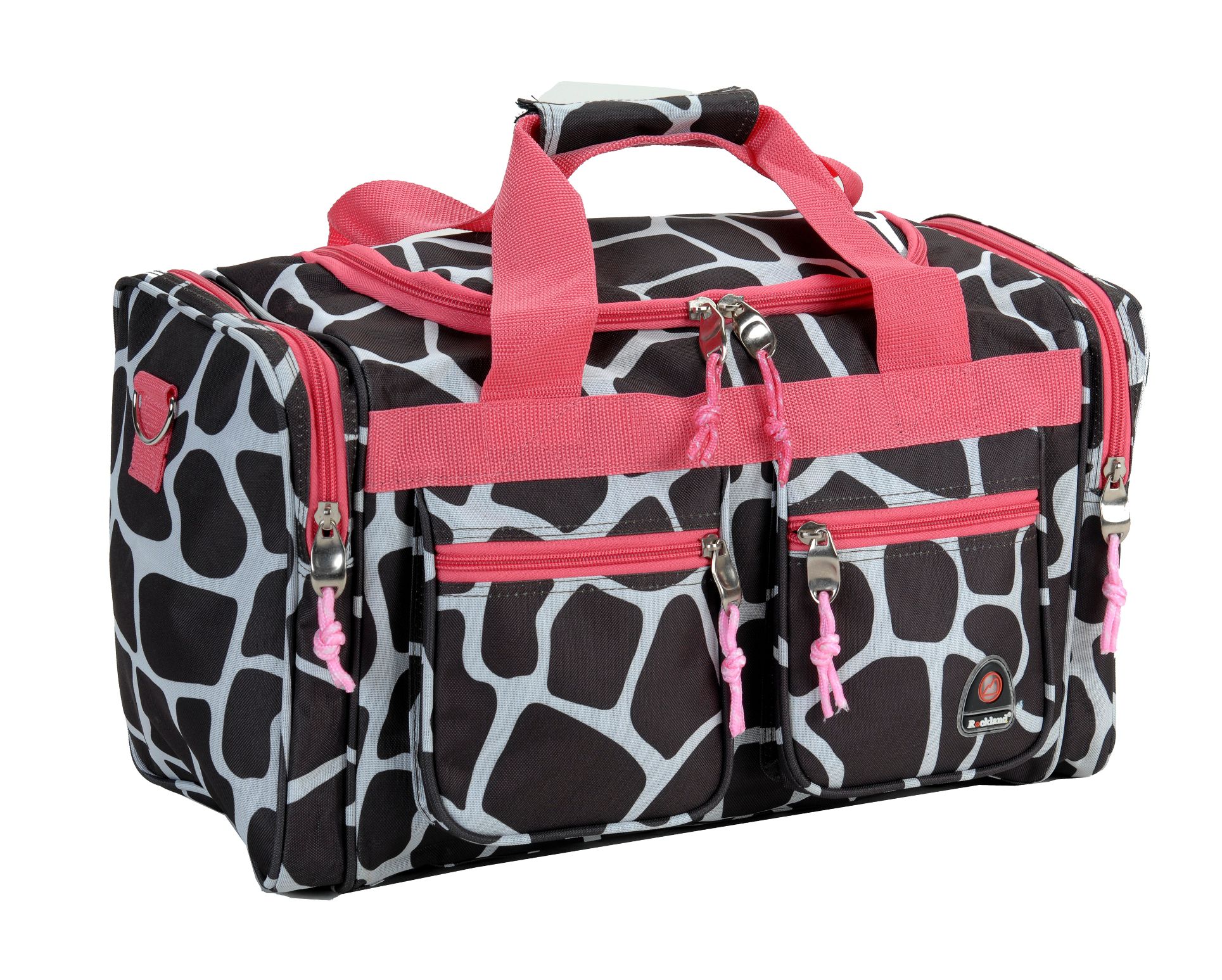 Rockland Fox Luggage 19" Tote Bag - Pink Giraffe