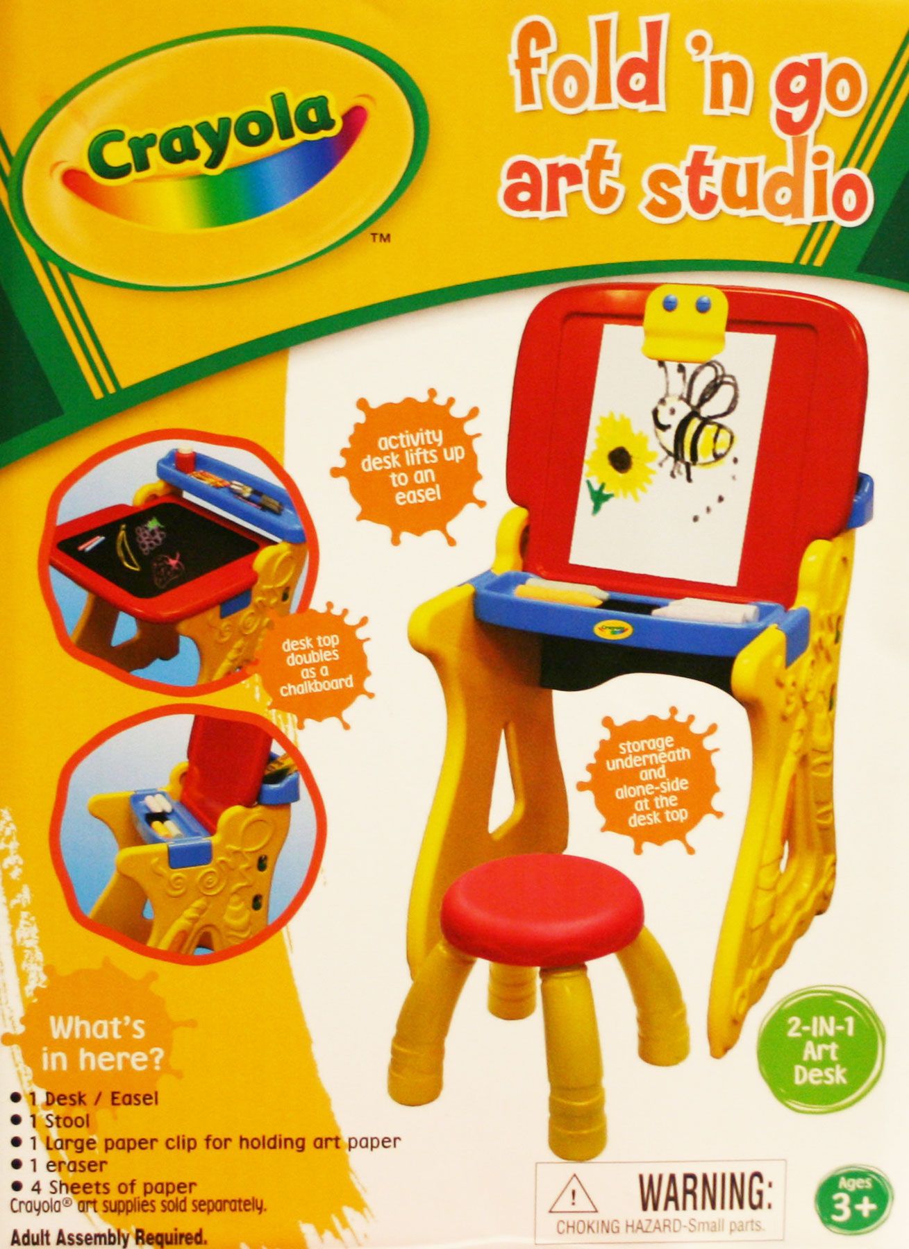 crayola art easel with stool