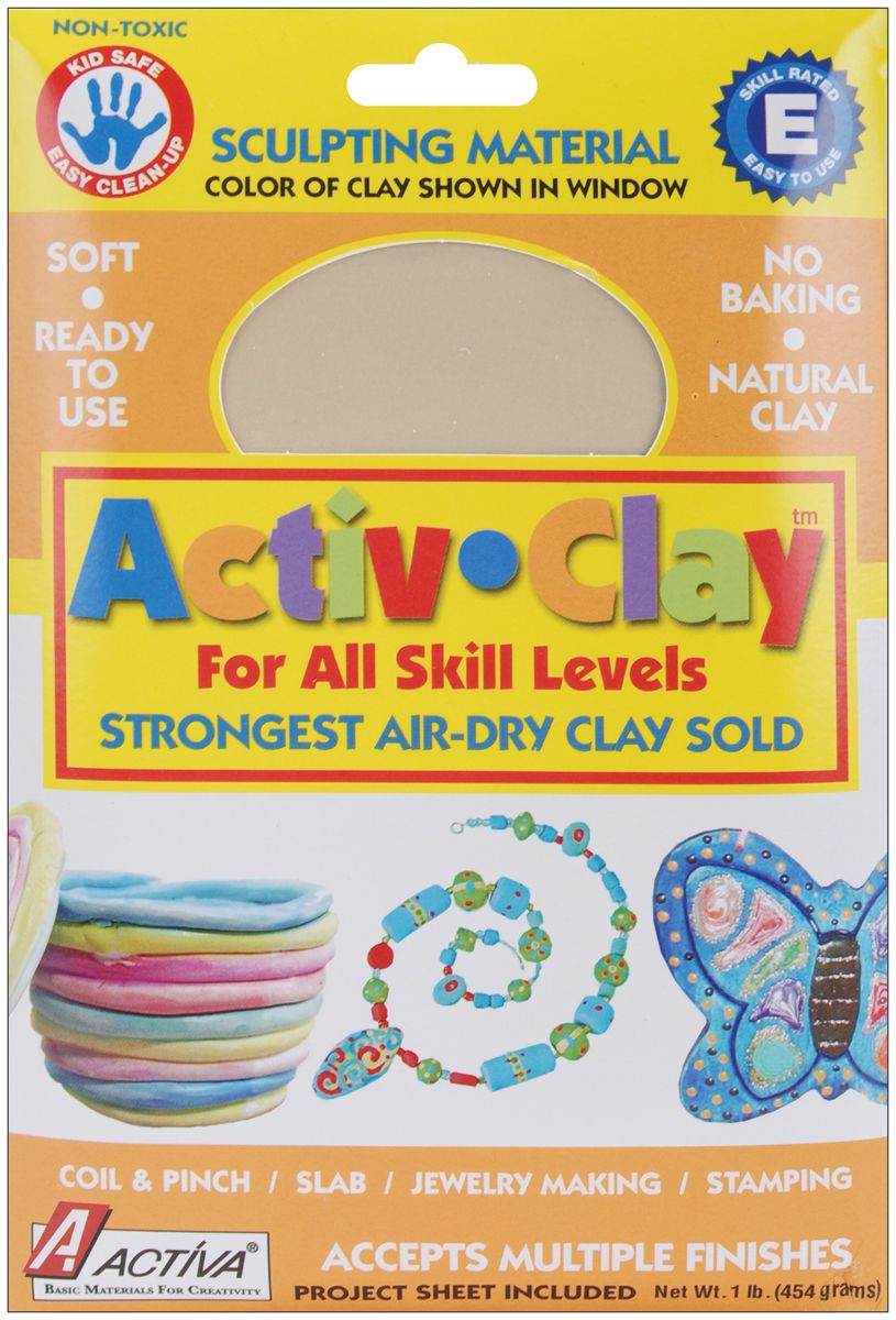 Activa Activ-Clay Air Dry 1 Pound-White