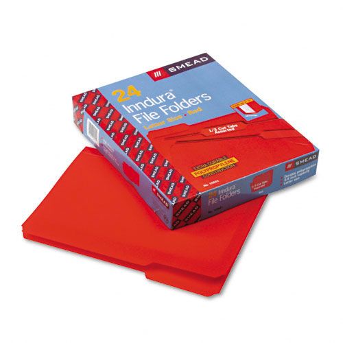 Smead SMD10501 Top Tab Poly Colored File Folders