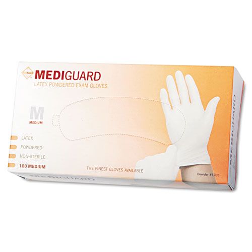 Medline MediGuard Powdered Latex Exam Gloves