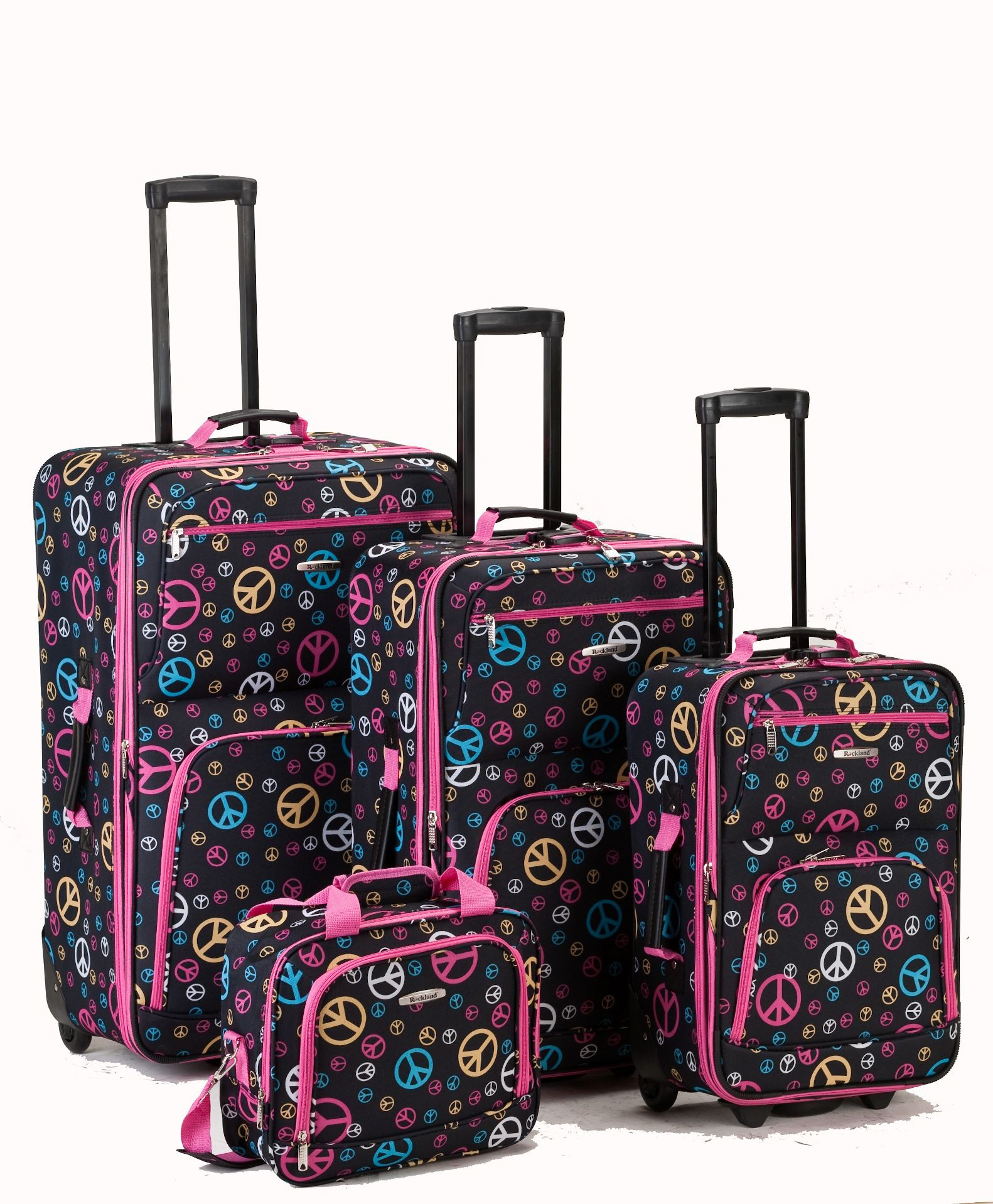 Rockland Fox Luggage Peace 4 Pc Luggage Set