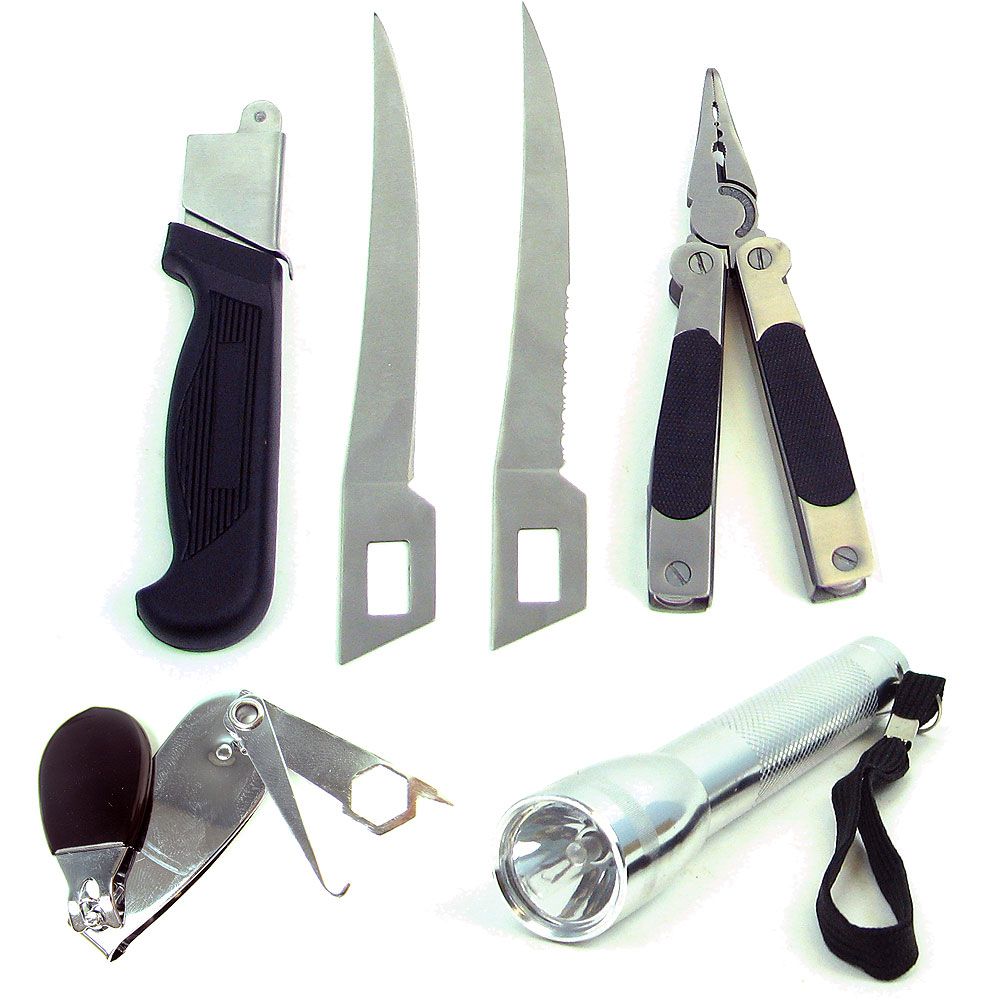 Stalwart Fisherman&#39;s Outdoor Tools Collection - 7 Pieces