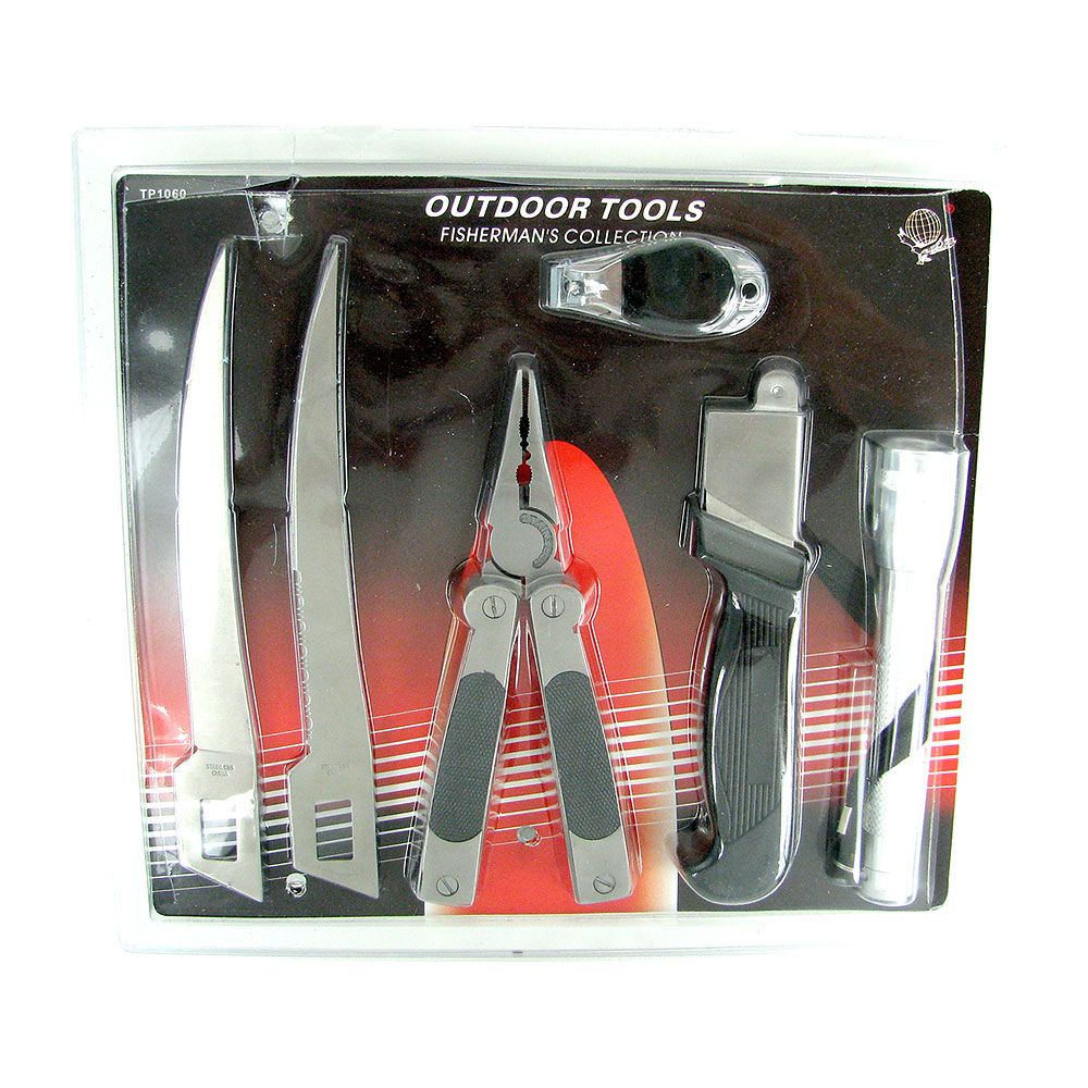 Stalwart Fisherman&#39;s Outdoor Tools Collection - 7 Pieces
