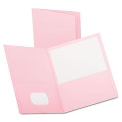 Oxford 57568 Oxford Twin-PocketFolder,Pink,PK25 57568