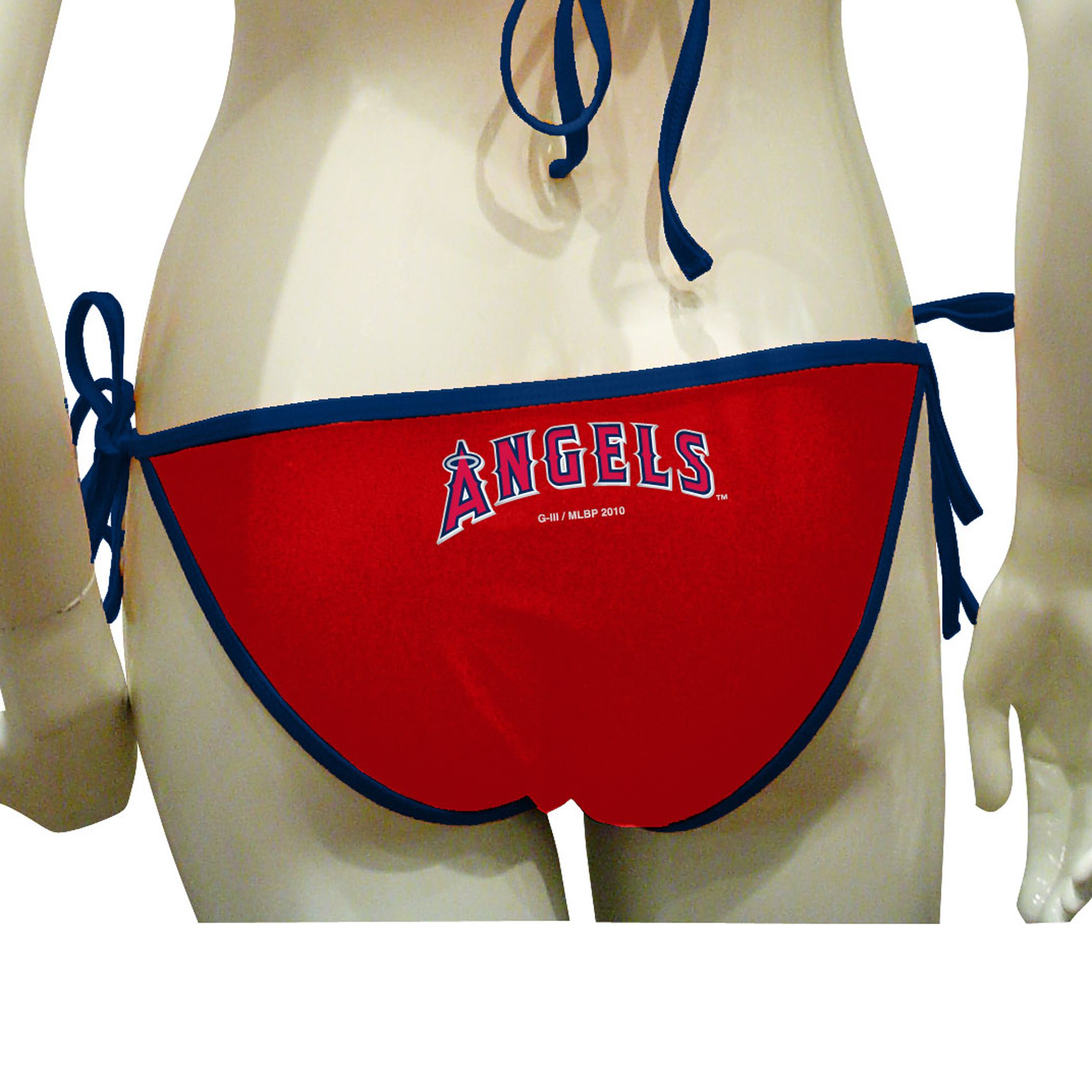 MLB Women&#39;s Los Angeles Angels Swimwear Bikini Tops