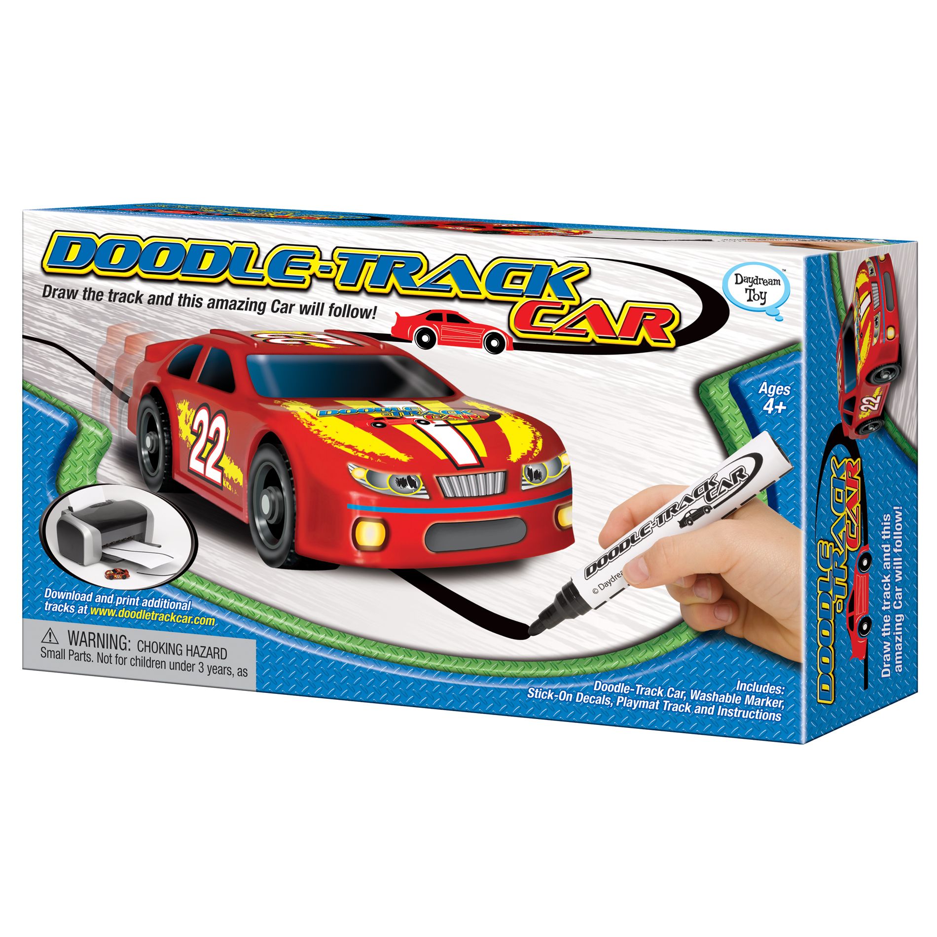 Daydream Toy Doodle Track Car Set Red   Toys & Games   Vehicles