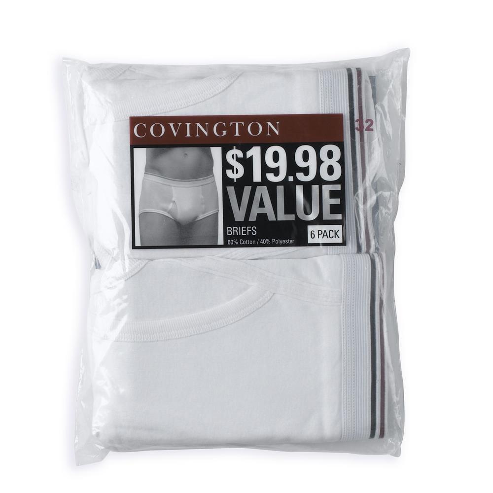 Covington Full Cut Brief 6 pack, $19.98 Value Pack