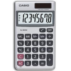 Casio Sl-300Sv Handheld Calculator, 8-Digit Lcd