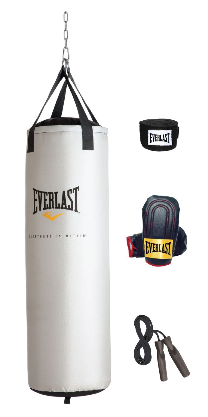 Everlast®  81 lb Platinum Heavy Bag Kit ( Gloves,Black Handwraps,Hb