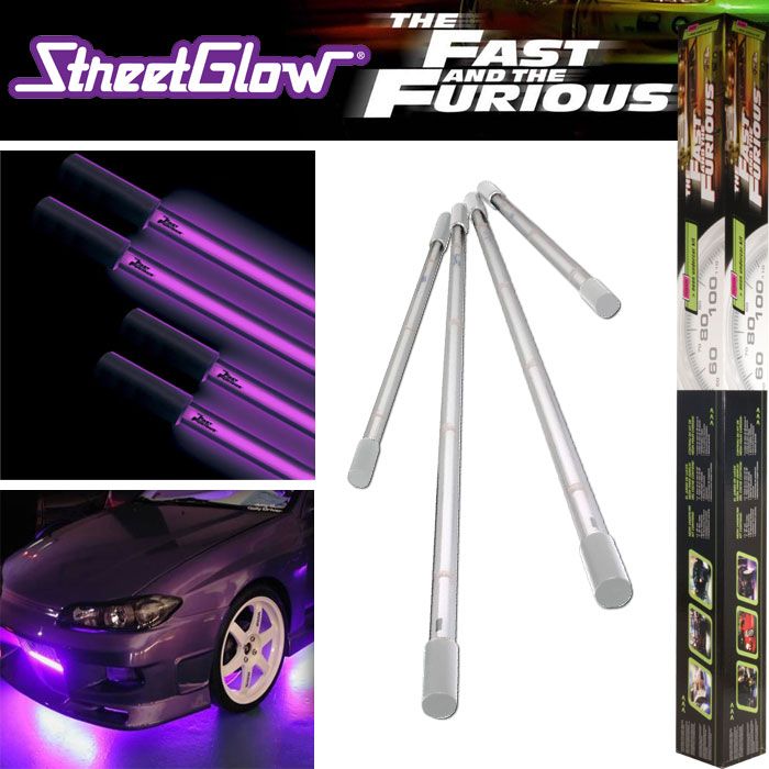 StreetGlow Fast and Furious Under Car Neon Light Kit -Fusio