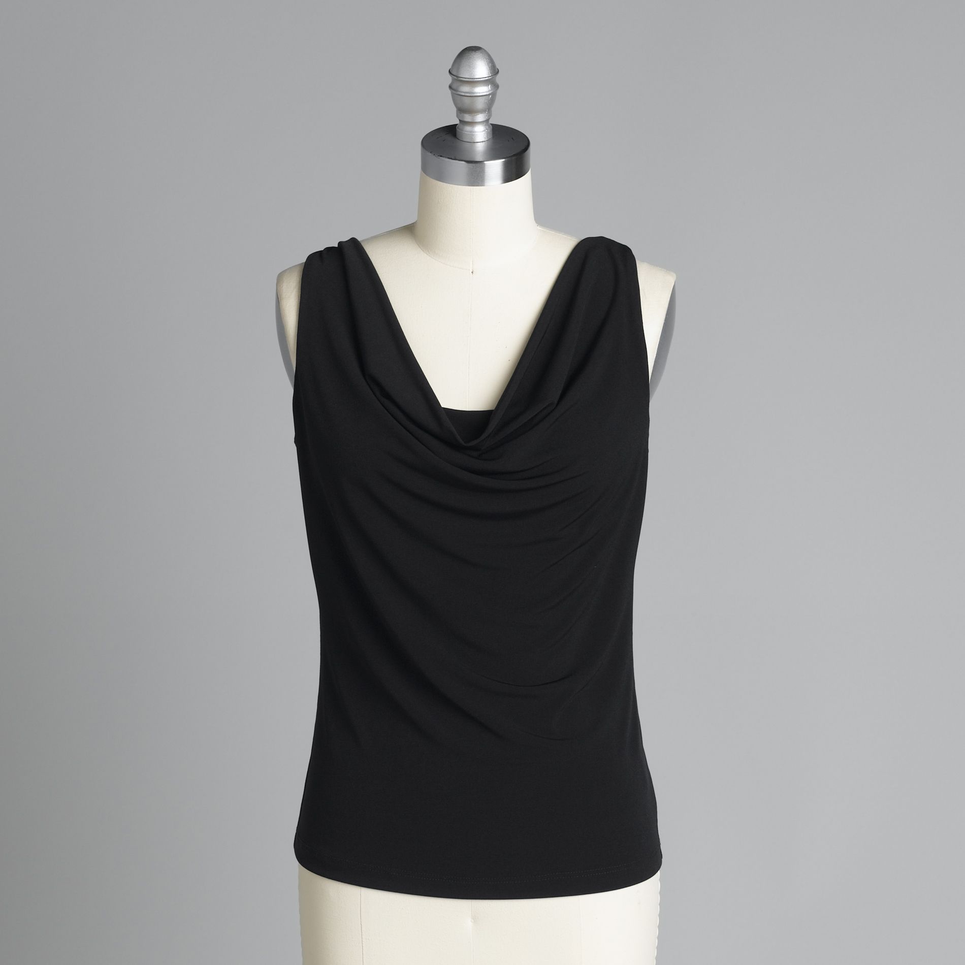 Heart Soul Drape-Front Top with Sleeveless