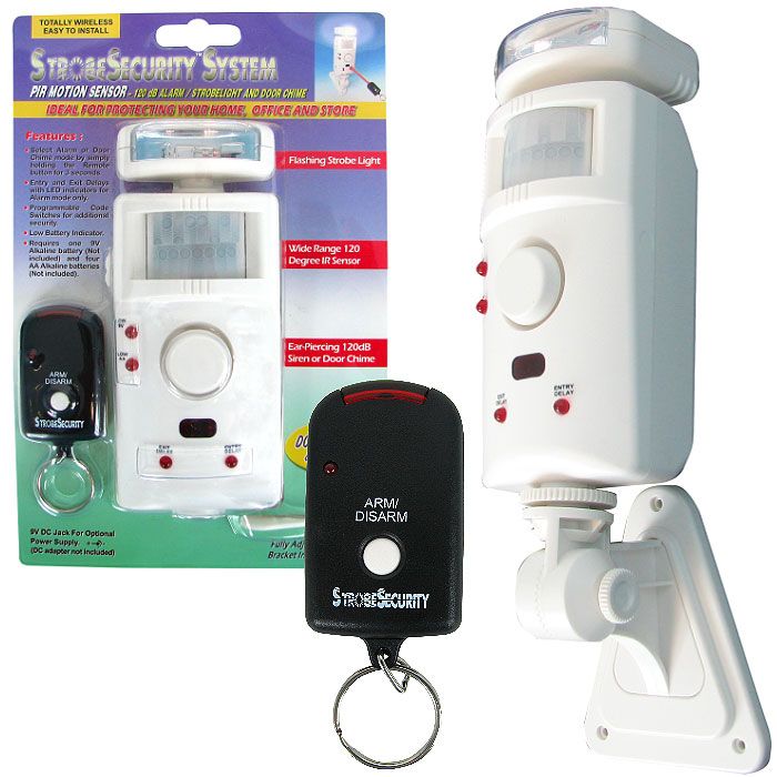 Trademark Tools Strobe Security System - Easy Install - As Seen on TV