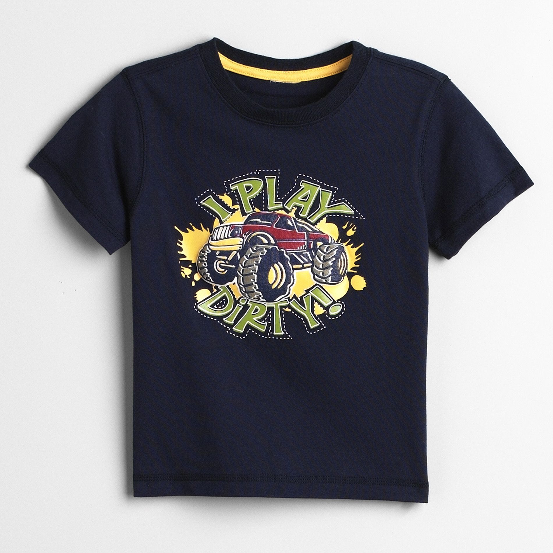 WonderKids Toddler Boy&#39;s Popout Monster Truck Graphic Tee