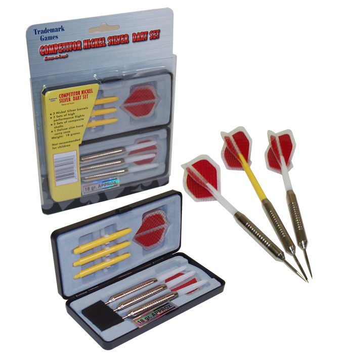 Competitor Nickel Silver Dart Set - 3 Pack