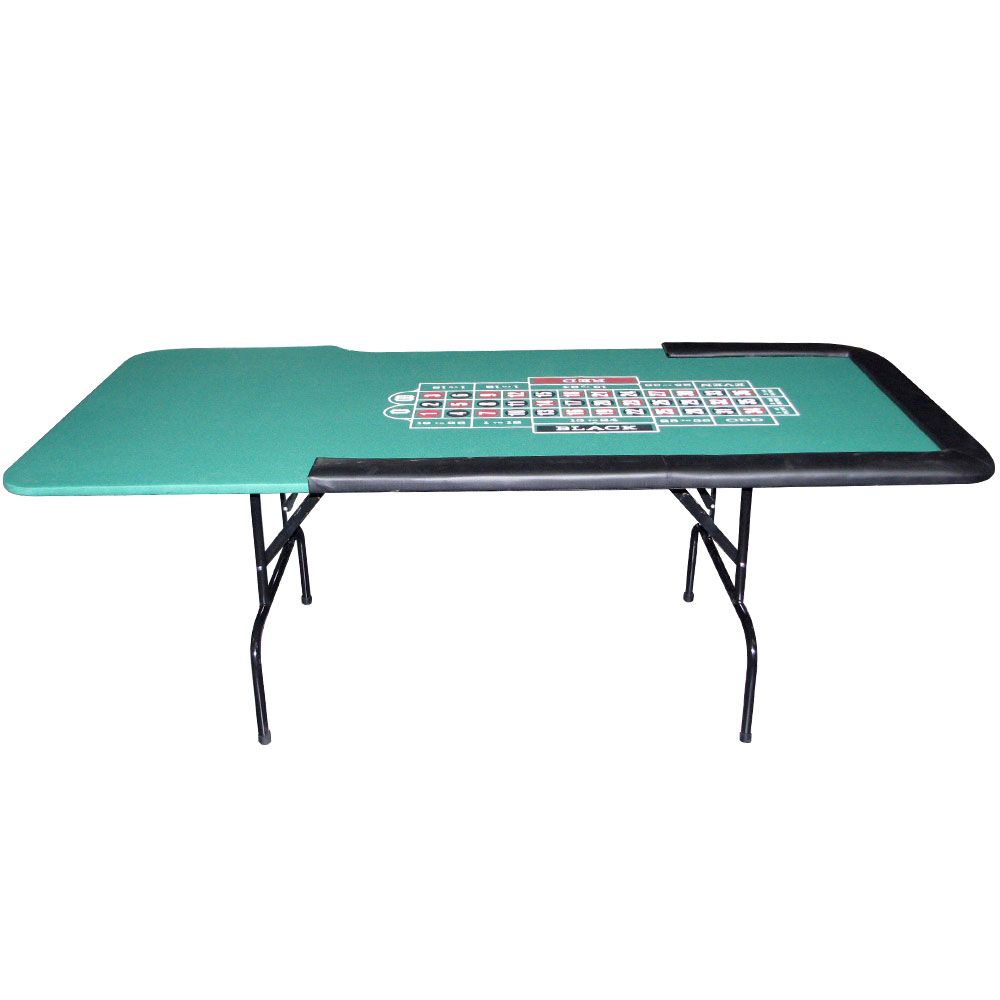 Trademark Global 84 x 29 inch Roulette table with Folding legs