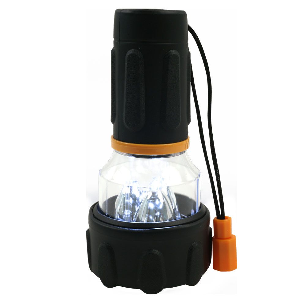Happy Camper™ 3 LED Flashlight / Lantern Combo