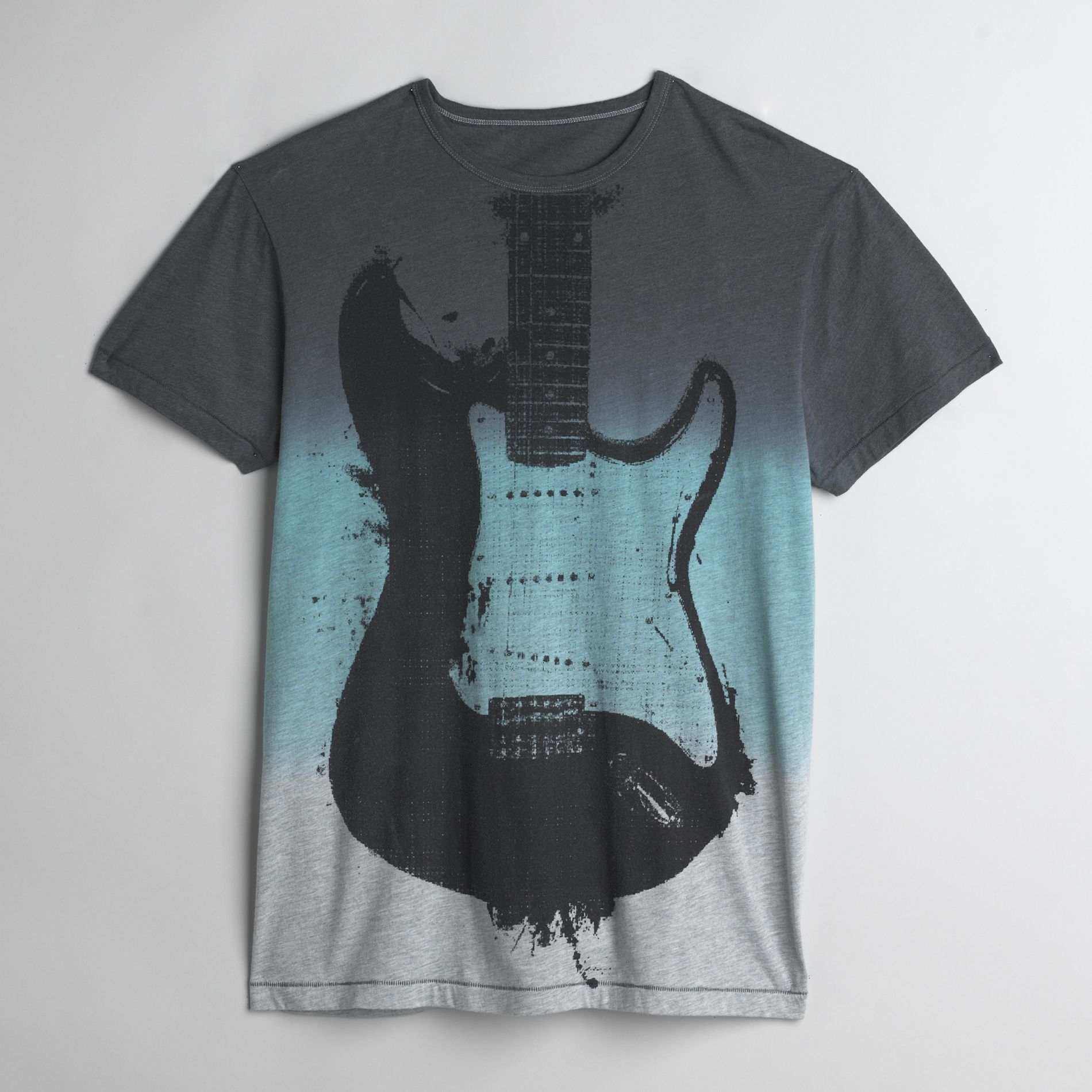 Route 66 Men's Short Sleeve Guitar Graphic T-Shirt