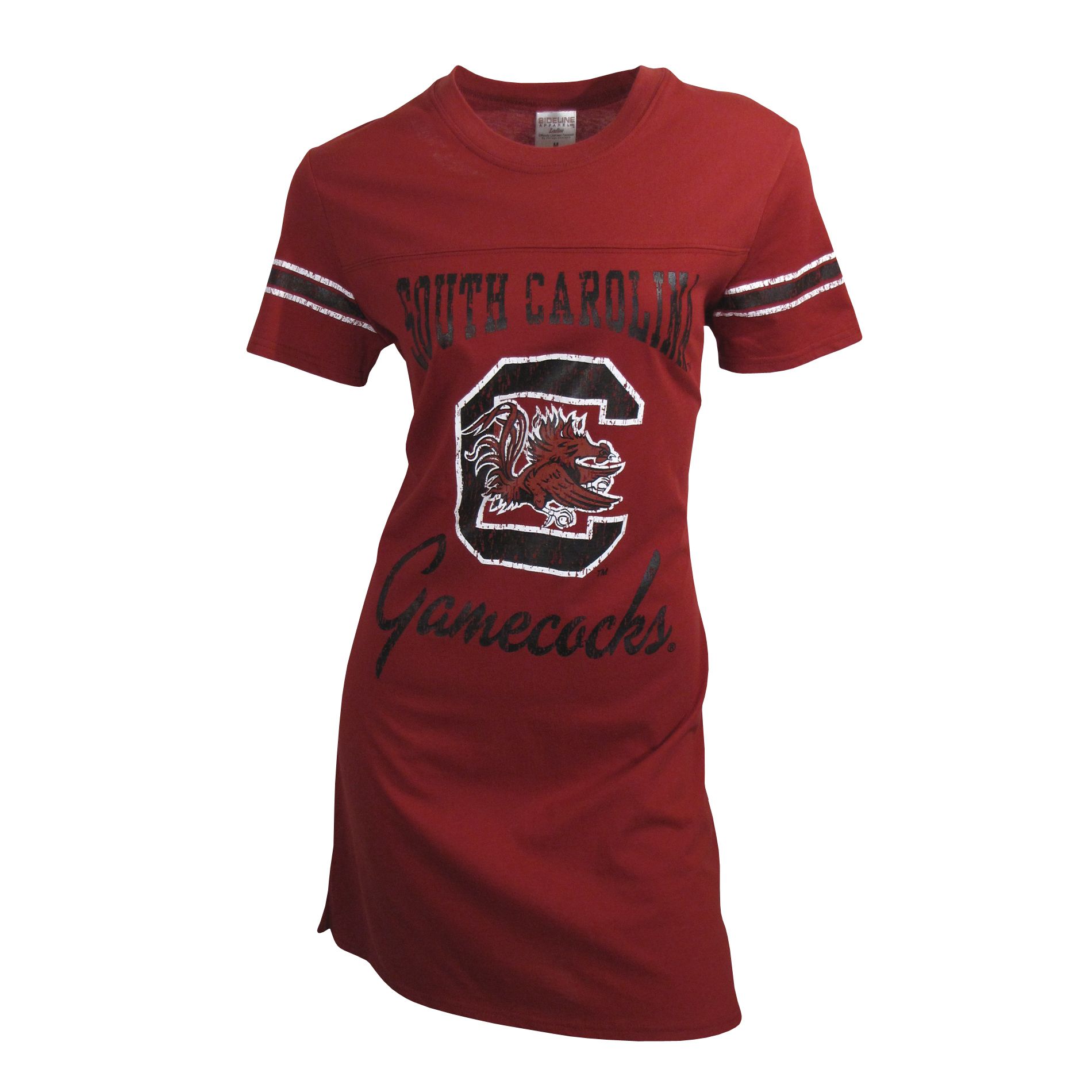 NCAA Women&#39;s Short Sleeve Printed South Carolina Gamecocks Nightshirt