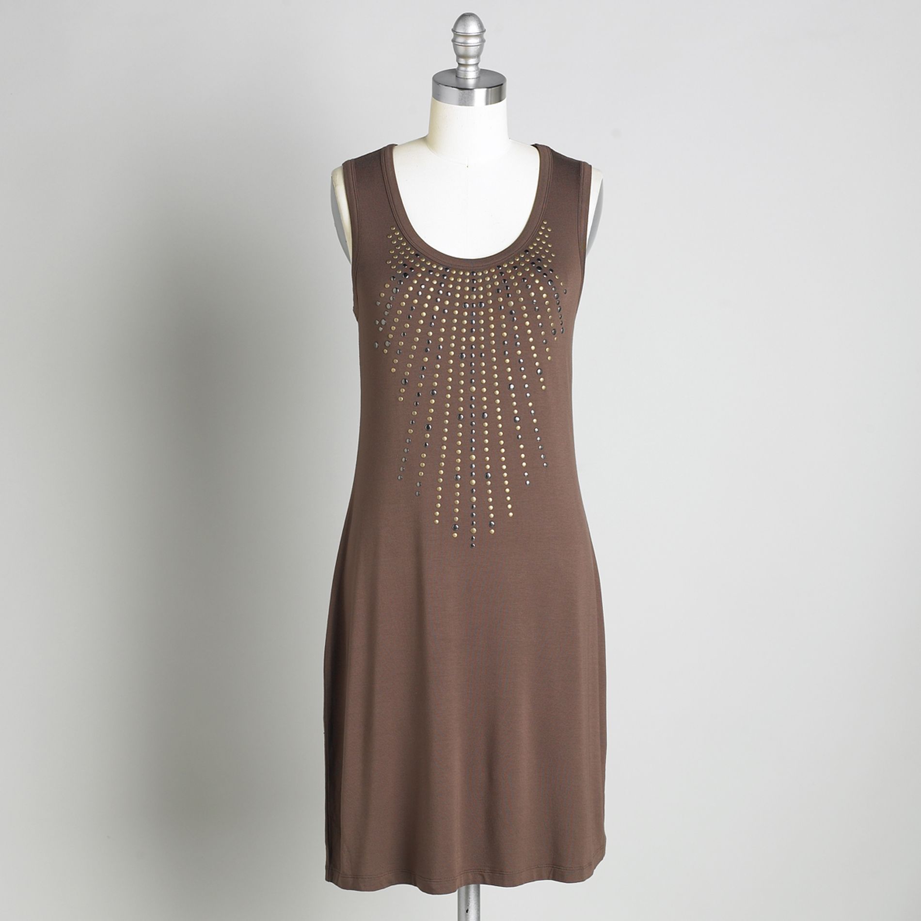 Spense Women&#39;s Studded Knit Tank Dress