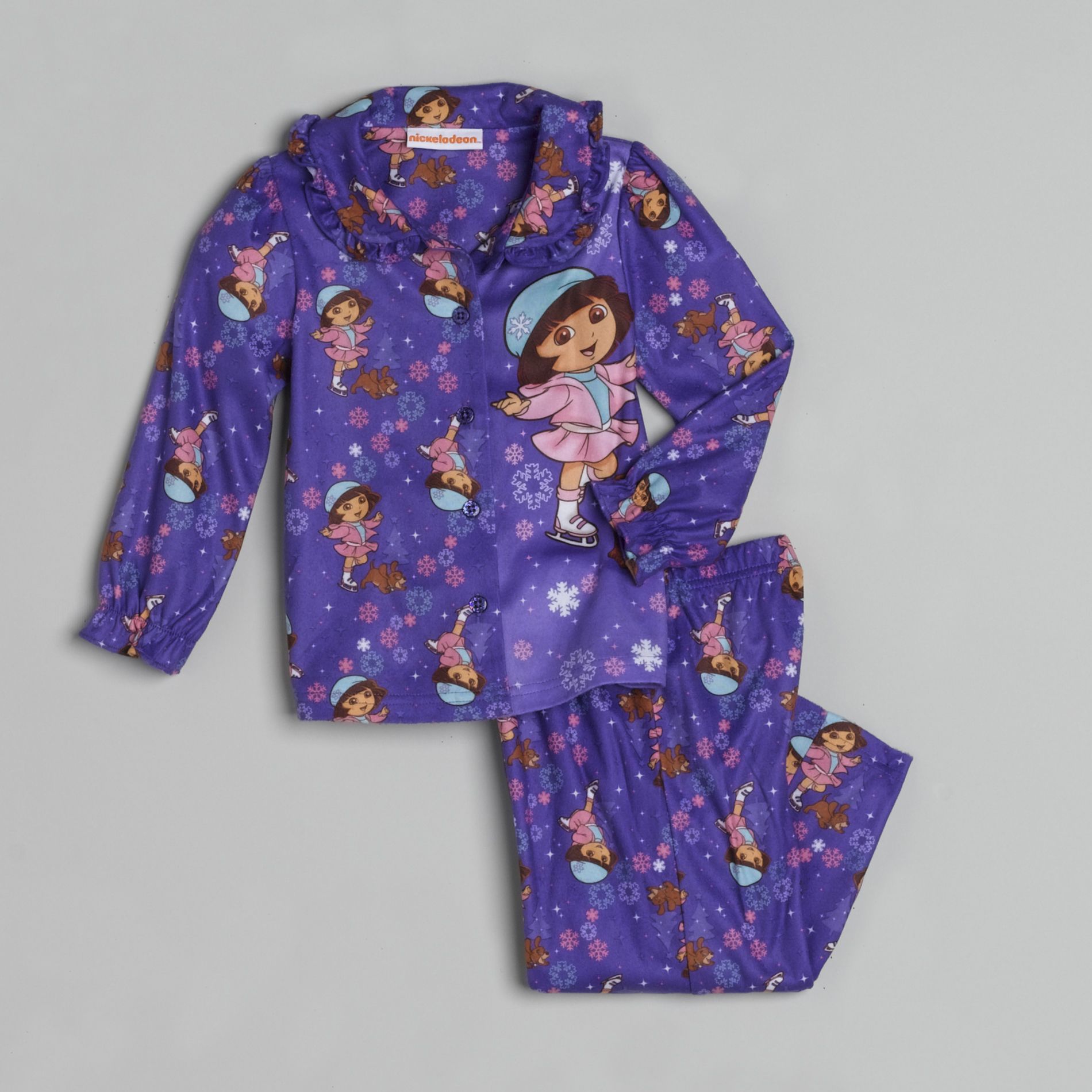 Nickelodeon Infant Girl&#39;s Dora The Explorer Print Pajama Set