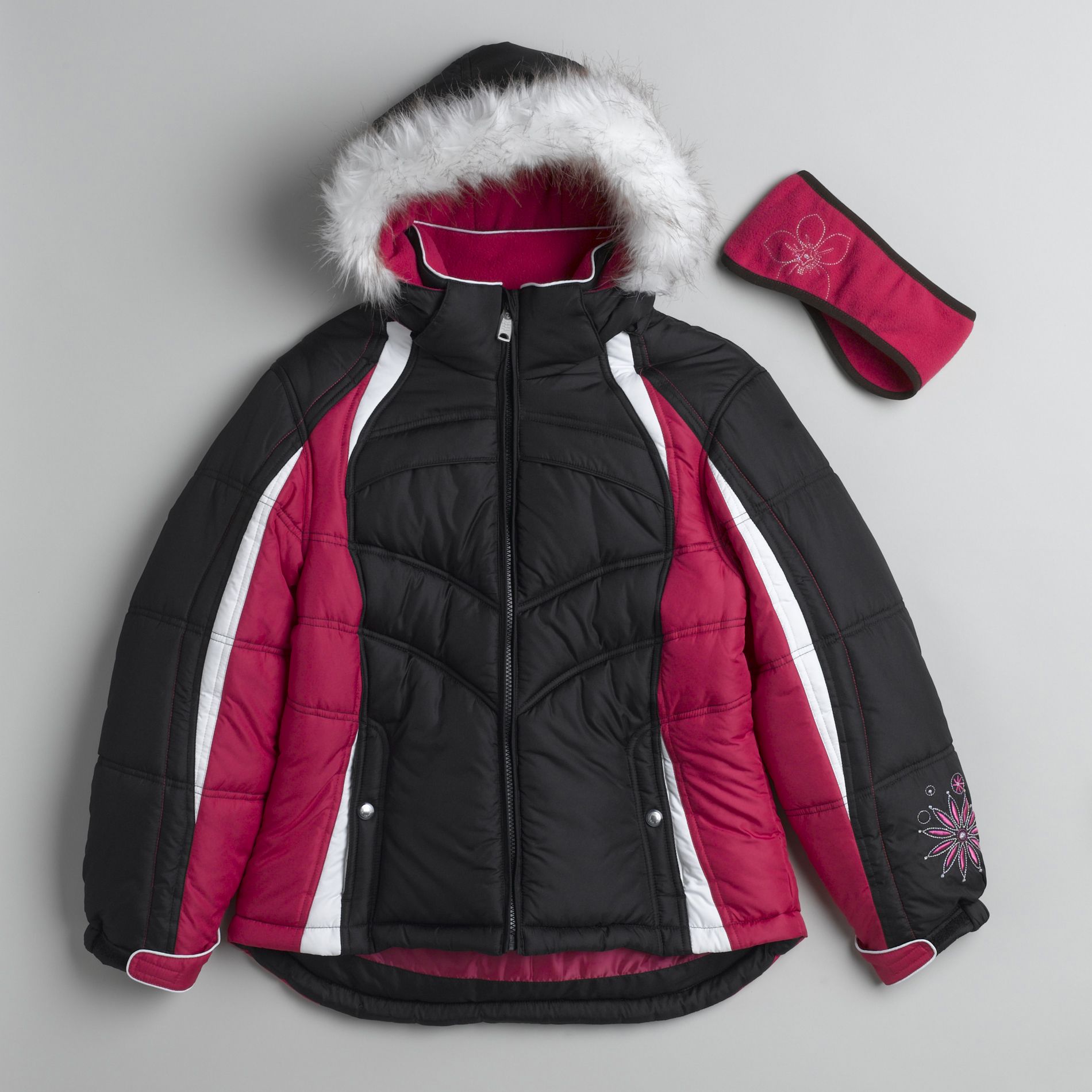 Protection System Girl&#39;s Plus Pieced Bubble Jacket