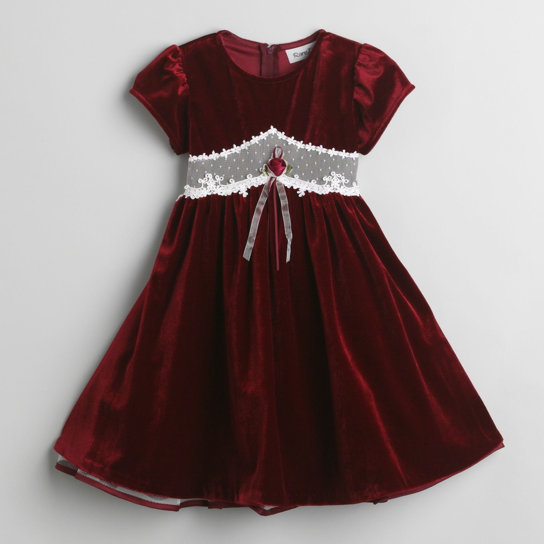 Rare Too Girl&#39;s 4-6x Short Sleeve Velour Dress