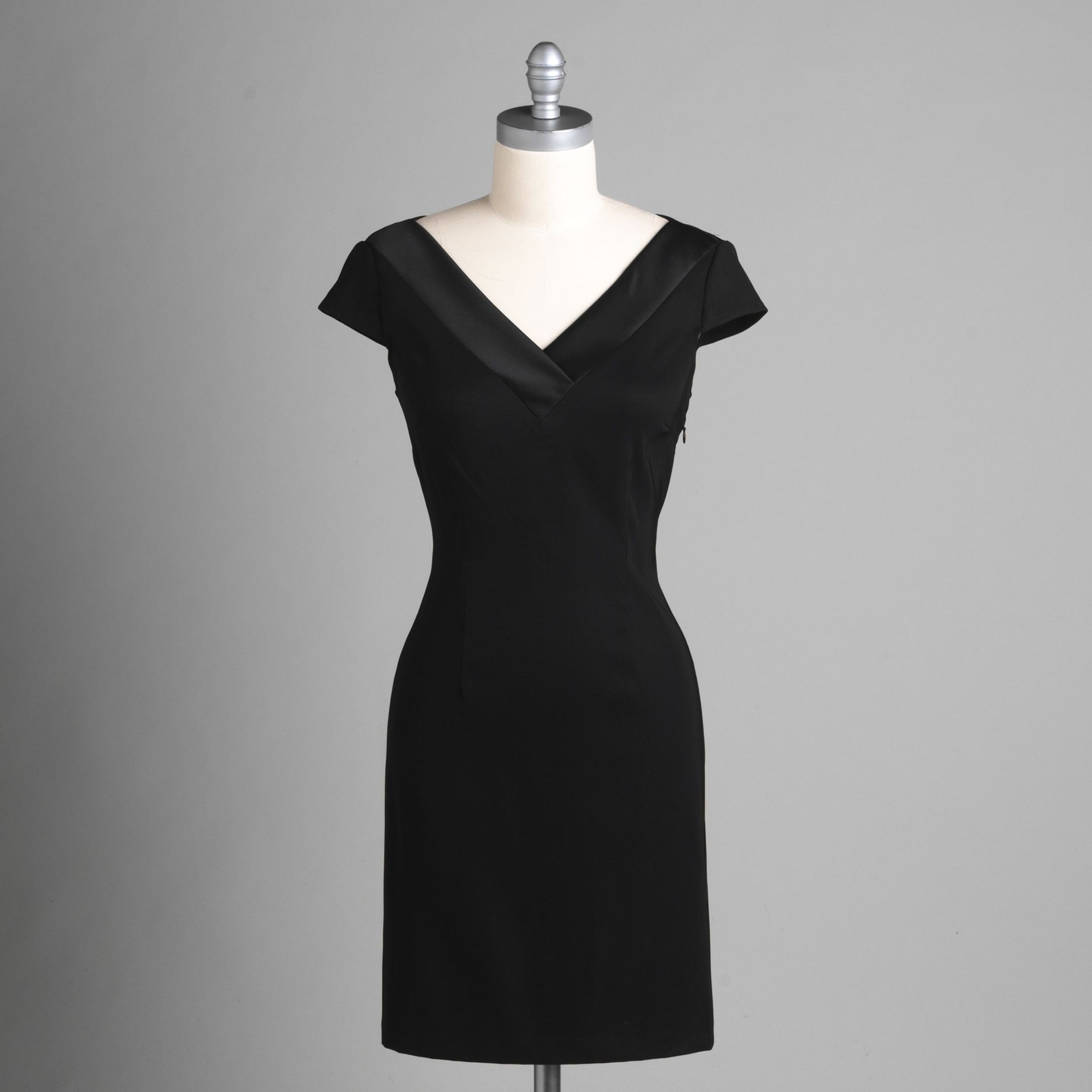 Connected Apparel Women&#39;s Double V-Neck Dress