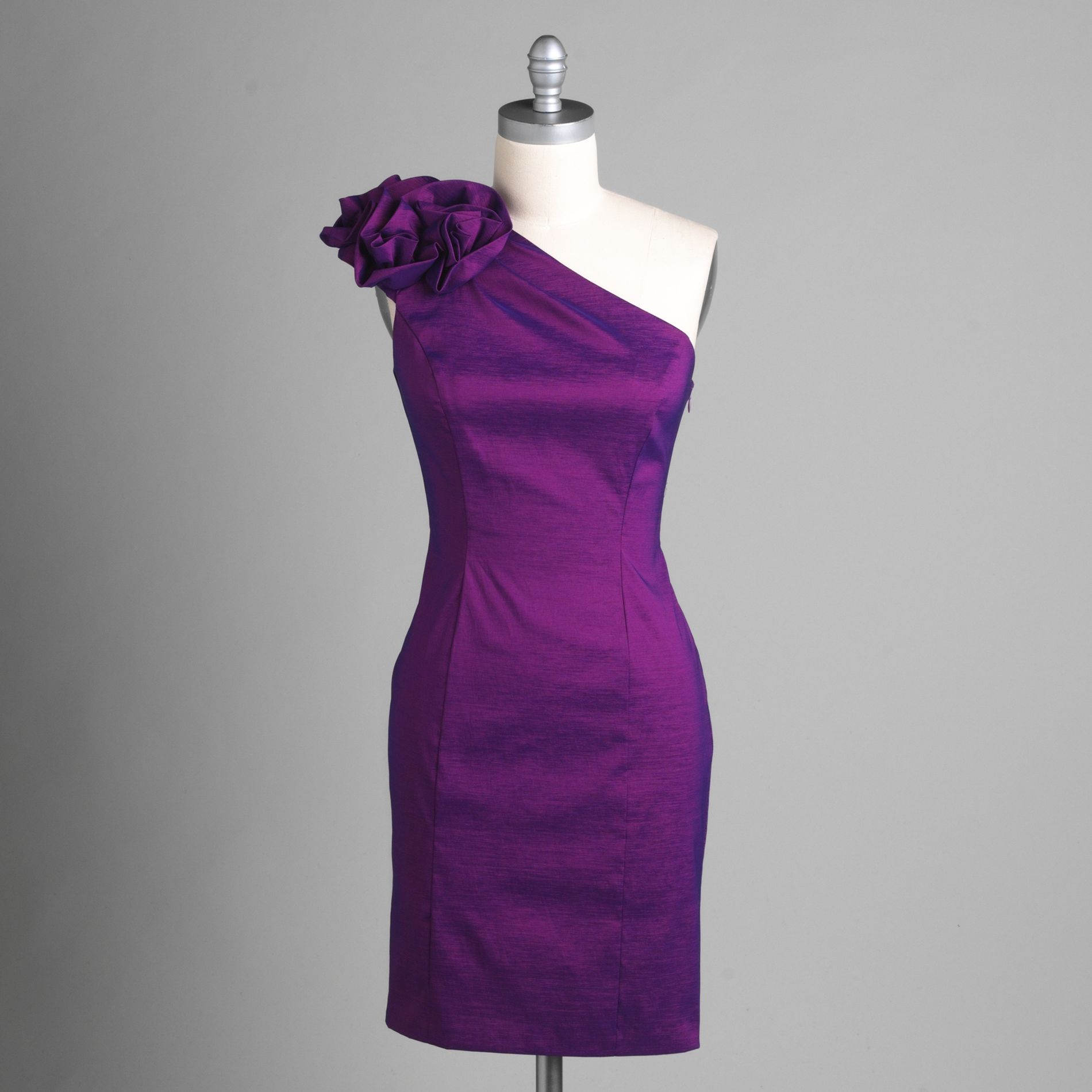 Sally Lou Fashions Women&#39;s Rosette One Shoulder Dress