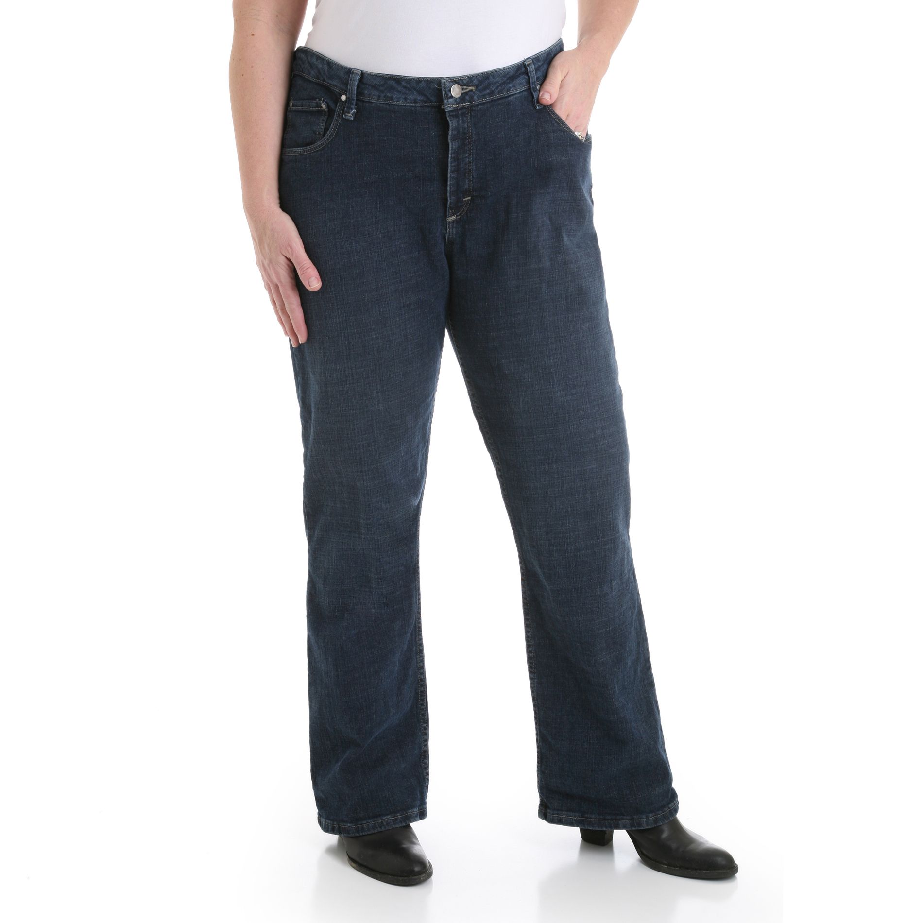 Riders by Lee Women's Plus Mid Rise Bootcut Jeans | Shop Your Way ...