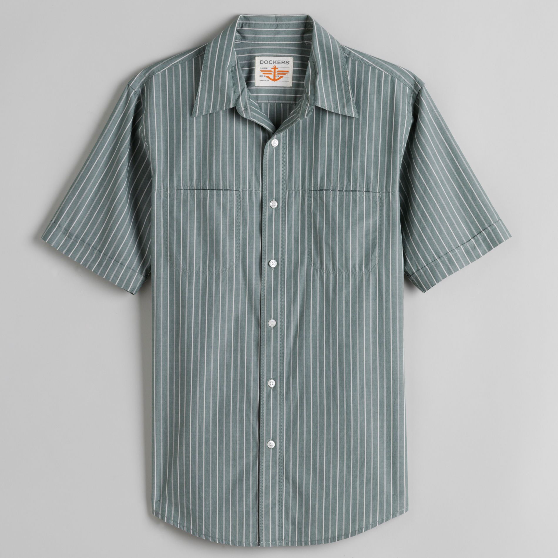 Dockers Men&#39;s Short Sleeve Button Front Shirt