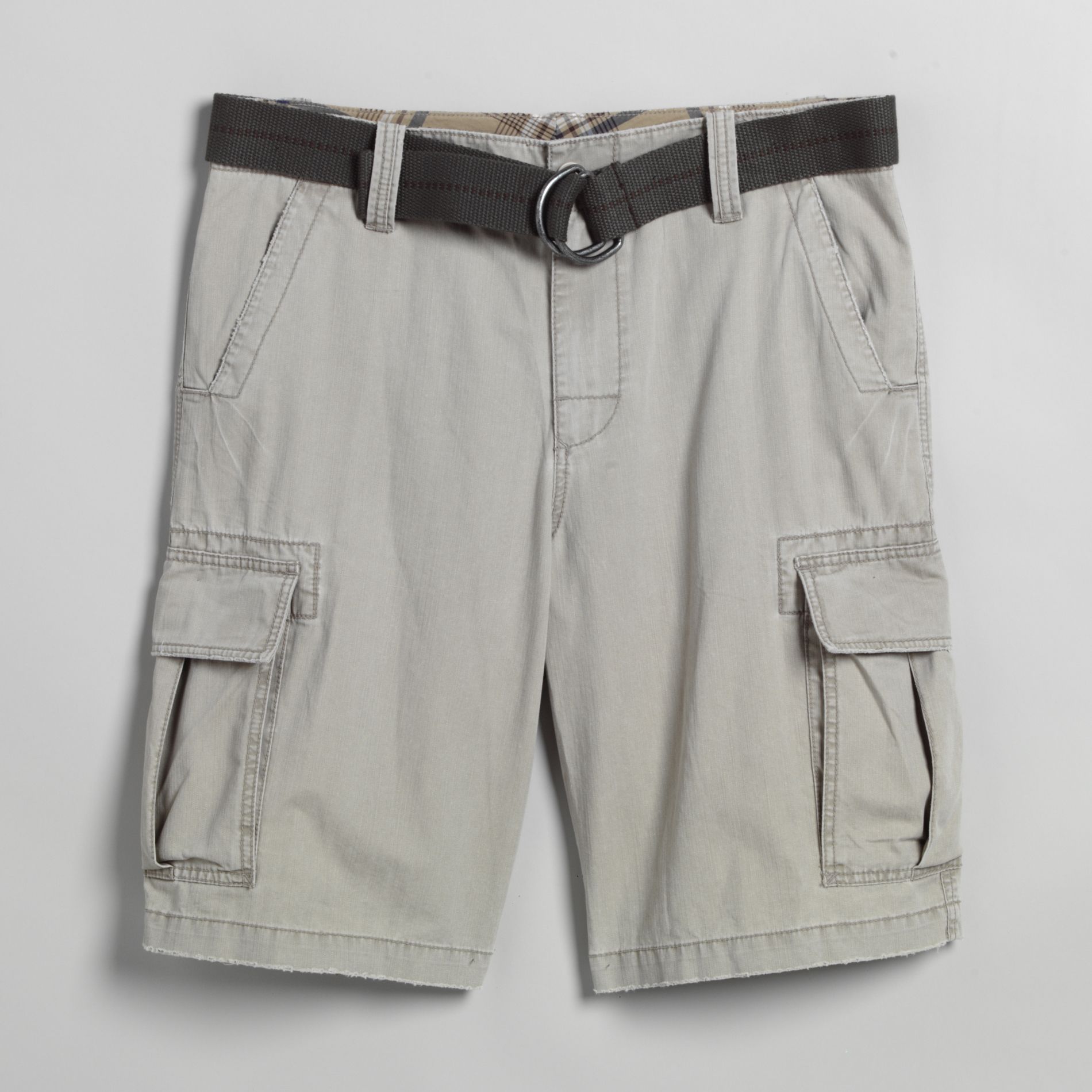 Canyon River Blues Men&#39;s Belted Twill Cargo Shorts