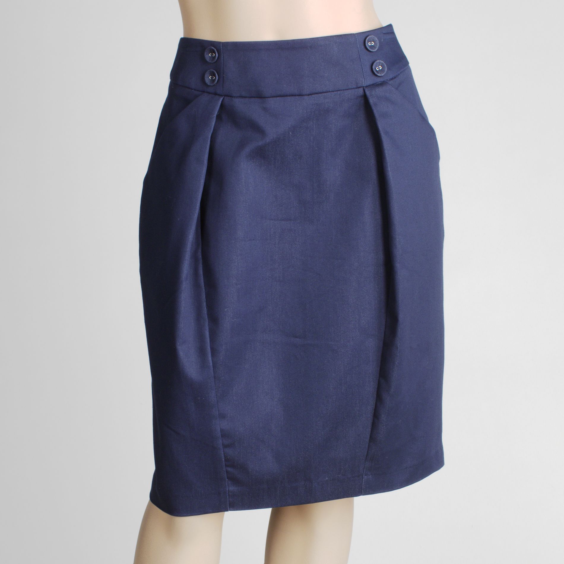 Studio By JPR Women&#39;s Pleated Denim Skirt