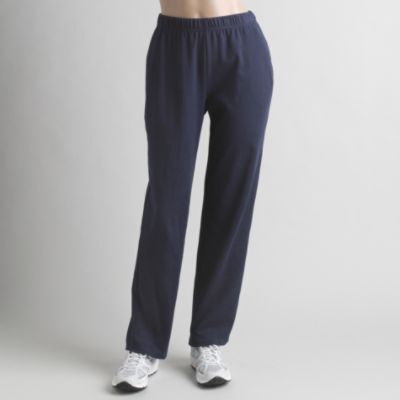 Basic Editions Women's Knit Pull-On Pants